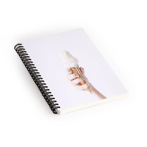 Jeff Mindell Photography Melting Ice Cream Spiral Notebook
