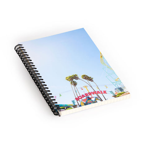 Jeff Mindell Photography Santa Cruz Boardwalk Series 6 Spiral Notebook