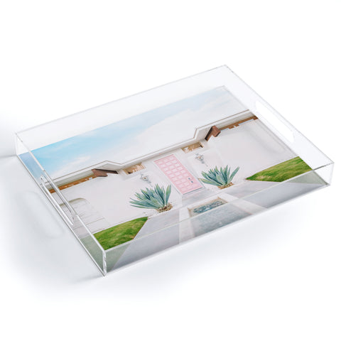 Jeff Mindell Photography That Pink Door Again Acrylic Tray