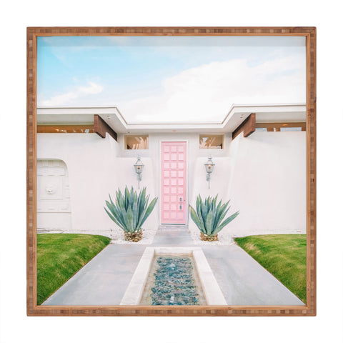 Jeff Mindell Photography That Pink Door Again Square Tray
