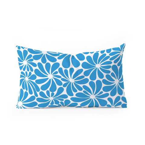 Jenean Morrison All Summer Long in Blue Oblong Throw Pillow