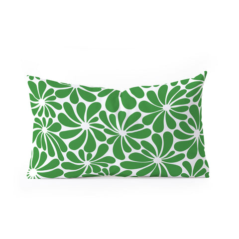 Jenean Morrison All Summer Long in Green Oblong Throw Pillow