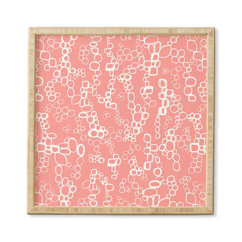 Jenean Morrison Circular Logic Pink Framed Wall Art