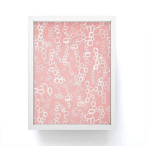 Jenean Morrison Circular Logic Pink Framed Mini Art Print