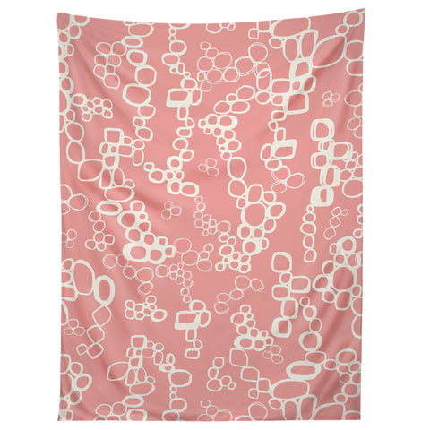 Jenean Morrison Circular Logic Pink Tapestry