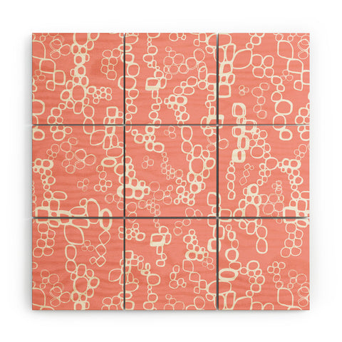 Jenean Morrison Circular Logic Pink Wood Wall Mural