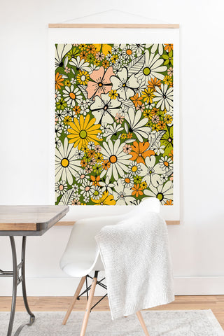 Jenean Morrison Counting Flowers in the 1960s Art Print And Hanger