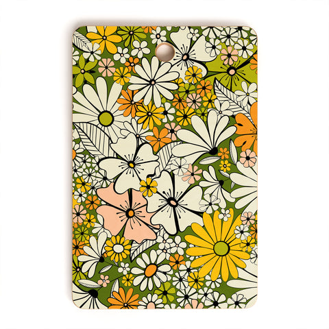 Jenean Morrison Counting Flowers in the 1960s Cutting Board Rectangle