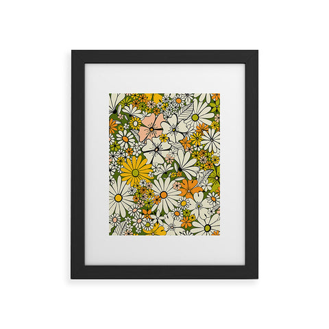 Jenean Morrison Counting Flowers in the 1960s Framed Art Print