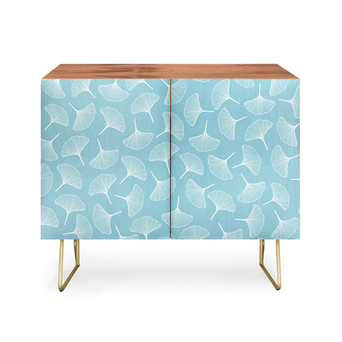 Jenean Morrison Ginkgo Away With Me Blue Credenza
