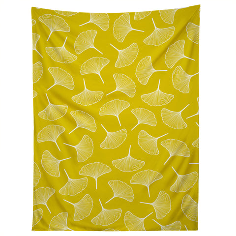 Jenean Morrison Ginkgo Away With Me Yellow Tapestry