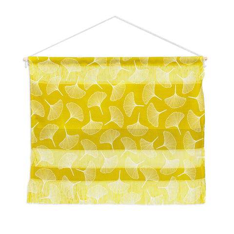 Jenean Morrison Ginkgo Away With Me Yellow Wall Hanging Landscape