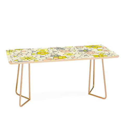 Jenean Morrison Happy Together in Yellow Coffee Table