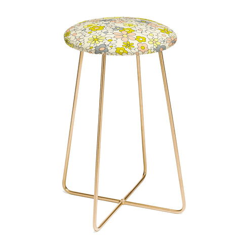 Jenean Morrison Happy Together in Yellow Counter Stool