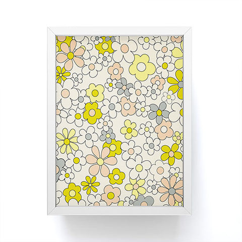 Jenean Morrison Happy Together in Yellow Framed Mini Art Print