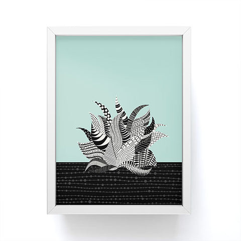 Jenean Morrison Haworthia Morning Framed Mini Art Print