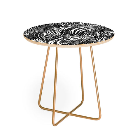 Jenean Morrison I Thought About You Last Night Round Side Table