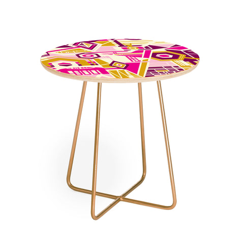 Jenean Morrison Late Night Thoughts Round Side Table