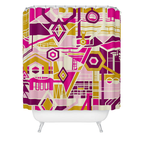 Jenean Morrison Late Night Thoughts Shower Curtain