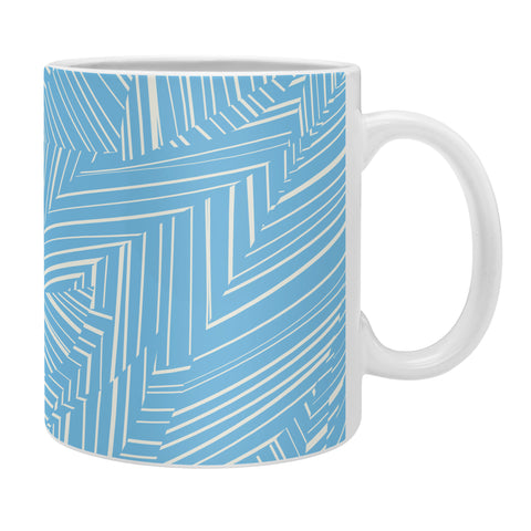 Jenean Morrison Line Break Blue Coffee Mug