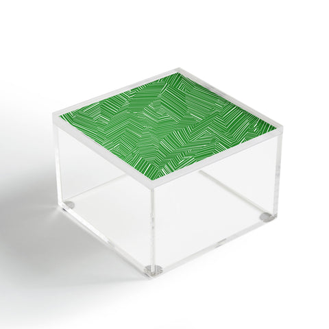 Jenean Morrison Line Break Green Acrylic Box