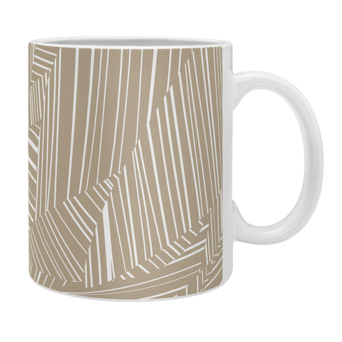 Jenean Morrison Line Break Sand Coffee Mug