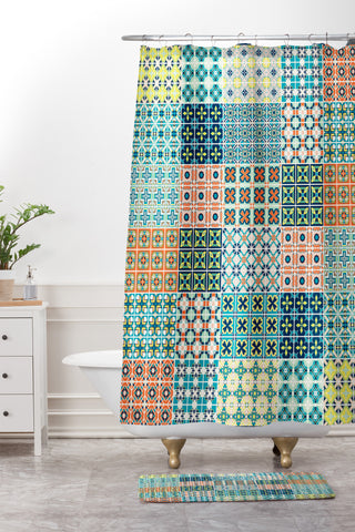 Jenean Morrison Multicultural Shower Curtain And Mat