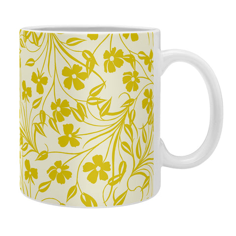 Jenean Morrison Pale Flower Yellow Coffee Mug