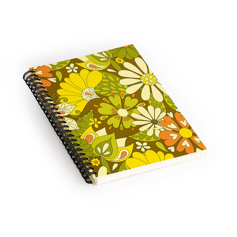 Jenean Morrison Park Walk Yellow Spiral Notebook