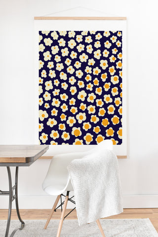 Jenean Morrison Sunny Side Floral Art Print And Hanger