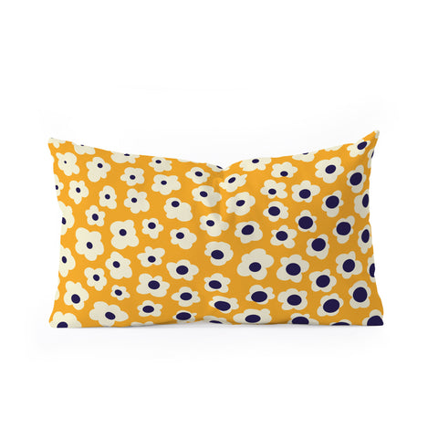 Jenean Morrison Sunny Side Floral Oblong Throw Pillow
