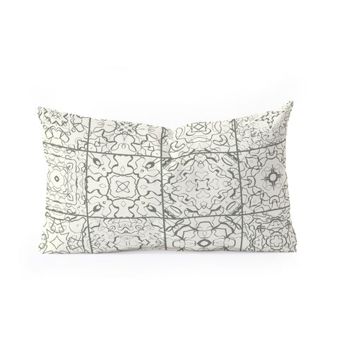 Jenean Morrison Tangled Tiles Oblong Throw Pillow