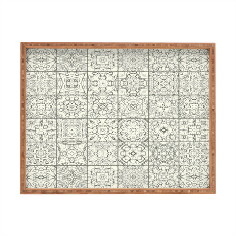 Jenean Morrison Tangled Tiles Rectangular Tray