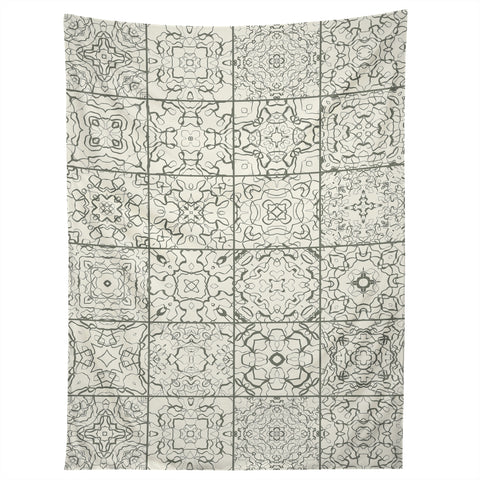 Jenean Morrison Tangled Tiles Tapestry