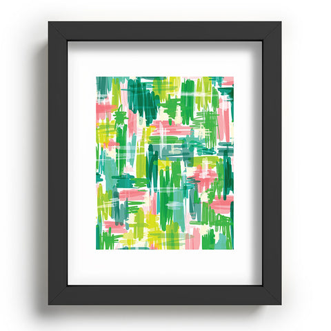 Jenean Morrison Tropical Abstract Recessed Framing Rectangle
