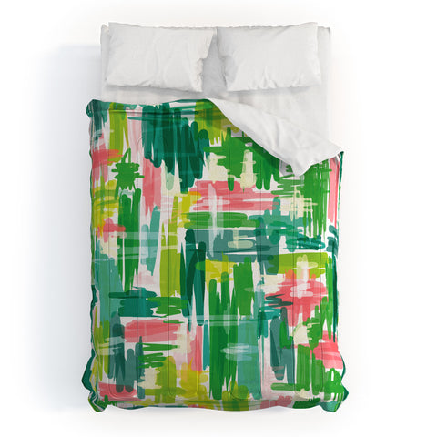 Jenean Morrison Tropical Abstract Comforter