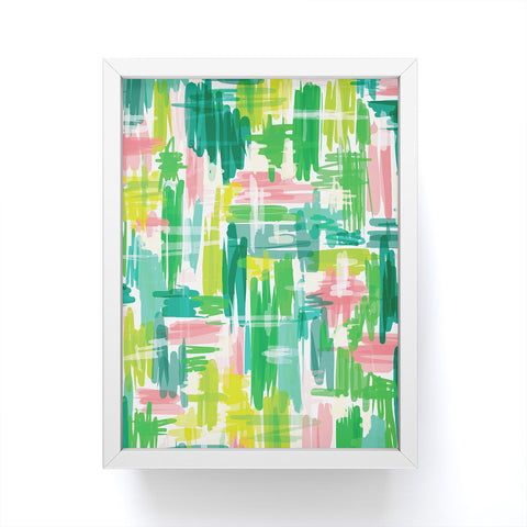 Jenean Morrison Tropical Abstract Framed Mini Art Print