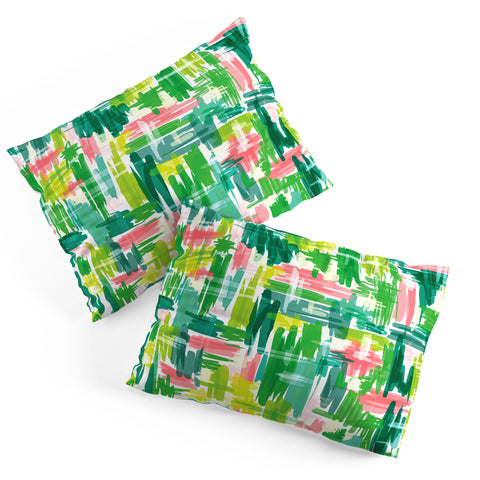 Jenean Morrison Tropical Abstract Pillow Shams