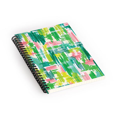 Jenean Morrison Tropical Abstract Spiral Notebook