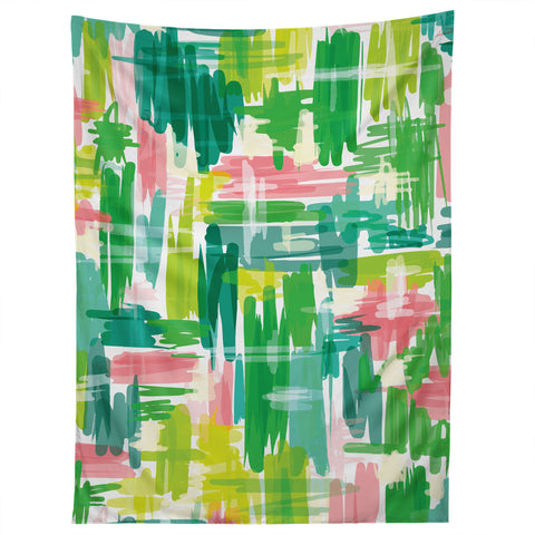 Jenean Morrison Tropical Abstract Tapestry