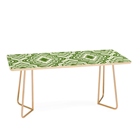 Jenean Morrison Wave of Emotions Green Coffee Table