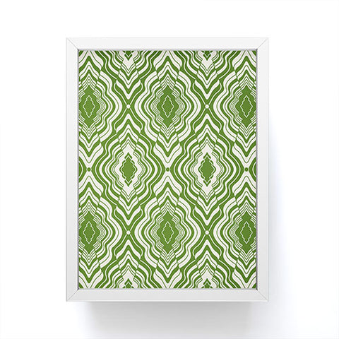 Jenean Morrison Wave of Emotions Green Framed Mini Art Print