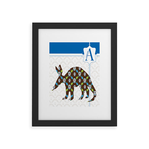 Jennifer Hill Baja Aardvark Framed Art Print
