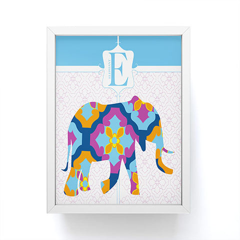 Jennifer Hill Elephant 3 Framed Mini Art Print