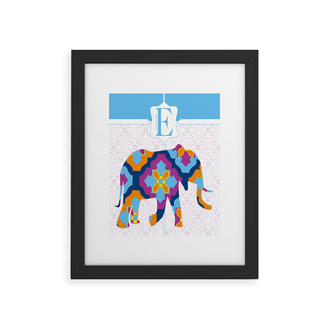 Jennifer Hill Elephant 3 Framed Art Print
