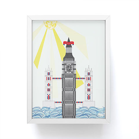 Jennifer Hill London Big Ben Framed Mini Art Print