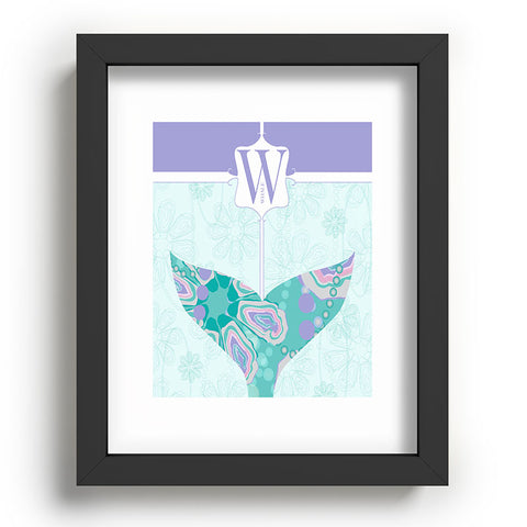 Jennifer Hill Miss Whale Recessed Framing Rectangle