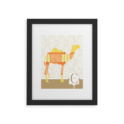 Jennifer Hill Mister Camel Framed Art Print