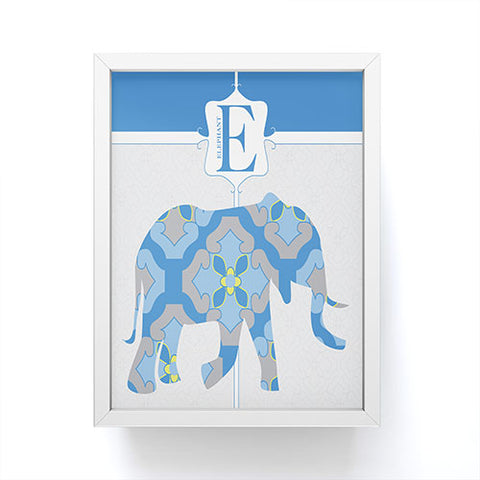 Jennifer Hill Mister Elephant Framed Mini Art Print