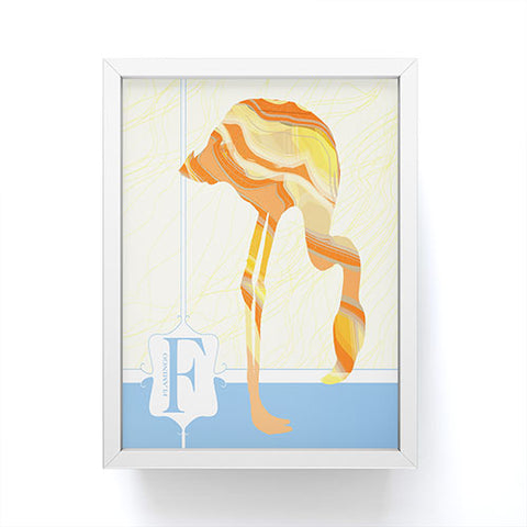 Jennifer Hill Mister Flamingo Framed Mini Art Print